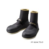 ≪'23年3月新商品！≫ シマノ リミテッド プロ ジオロック 羊毛ピンフェルト(中割) FT-521W ブラック Sサイズ [3月発売予定/ご予約受付中]