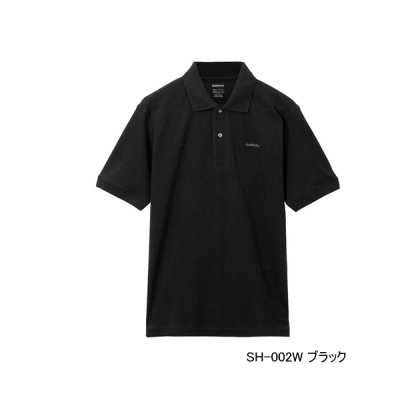 画像1: ≪'23年3月新商品！≫ シマノ プレステージ ポロシャツ SH-002W ブラック WMサイズ [3月発売予定/ご予約受付中]