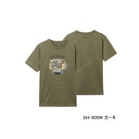 ≪'23年3月新商品！≫ シマノ グラフィック 速乾 Tシャツ SH-005W カーキ XLサイズ [3月発売予定/ご予約受付中]