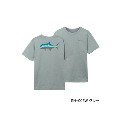 画像1: ≪'23年3月新商品！≫ シマノ グラフィック 速乾 Tシャツ SH-005W グレー XLサイズ [3月発売予定/ご予約受付中]