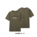 画像1: ≪'23年3月新商品！≫ シマノ オーガニックコットン グラフィック Tシャツ SH-003V カーキ XLサイズ [3月発売予定/ご予約受付中] (1)