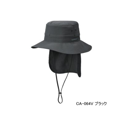 画像1: ≪'23年3月新商品！≫ シマノ シンセティック シェードハット CA-064V ブラック Lサイズ [3月発売予定/ご予約受付中]