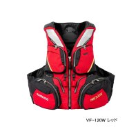 ≪'23年3月新商品！≫ シマノ ネクサス フローティングベスト VF-120W レッド Mサイズ [3月発売予定/ご予約受付中]