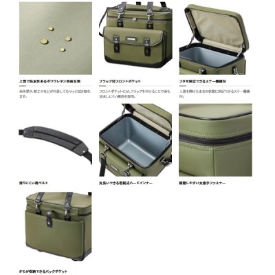 画像3: ≪'23年4月新商品！≫ シマノ へらバッグ XT BA-511W カーキ 50L [4月発売予定/ご予約受付中]