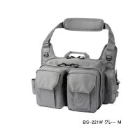 ≪'23年3月新商品！≫ シマノ タフショルダー BS-221W グレー Mサイズ [3月発売予定/ご予約受付中]