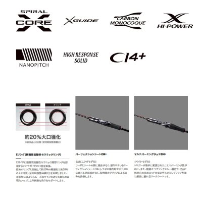 画像3: シマノ セフィア エクスチューン ティップエギング レッドデビル B605MH-S 〔仕舞寸法 154.7cm〕 【保証書付き】 【大型商品1/代引不可】