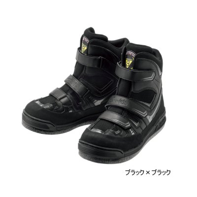 画像1: ××2024/10今季生産終了 ≪'23年6月新商品！≫ がまかつ フェルトスパイクシューズ(パワータイプ) GM-4514 ブラック×ブラック 4Lサイズ [6月発売予定/ご予約受付中]