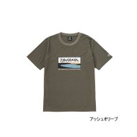 ≪'23年4月新商品！≫ ダイワ グラフィックTシャツ サーフ DE-6523 アッシュオリーブ Mサイズ