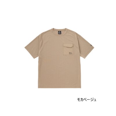 画像1: ≪'23年4月新商品！≫ ダイワ エコロジーポケットTシャツ DE-6623 モカベージュ Lサイズ