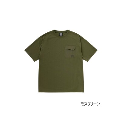 画像1: ≪'23年4月新商品！≫ ダイワ エコロジーポケットTシャツ DE-6623 モスグリーン Lサイズ