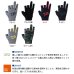 画像2: ≪'23年4月新商品！≫ ダイワ 速乾グローブ 3本カット DG-6423 ブラック XLサイズ (2)