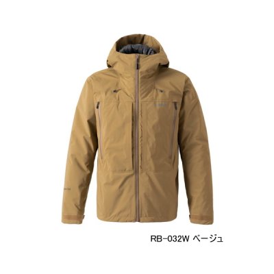 画像1: ≪'23年9月新商品！≫ シマノ ゴアテックス(R) インサレーション レインジャケット RB-032W ベージュ Lサイズ [9月発売予定/ご予約受付中]