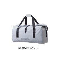 ≪'23年9月新商品！≫ シマノ ドライロールアップダッフル BA-025W クールグレー Lサイズ [9月発売予定/ご予約受付中]