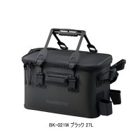 ≪'23年9月新商品！≫ シマノ ロッドレスト タックルバッグ (レスト2/ハードタイプ) BK-021W ブラック 27L [9月発売予定/ご予約受付中]