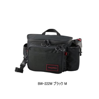 画像1: ≪'23年8月新商品！≫ シマノ セフィア ランガンウエスト BW-222W ブラック Mサイズ [8月発売予定/ご予約受付中]