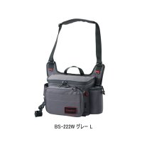 ≪'23年8月新商品！≫ シマノ セフィア ランガンショルダー BS-222W グレー Lサイズ [8月発売予定/ご予約受付中]