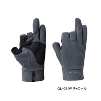 ≪'23年9月新商品！≫ シマノ ゴアテックス ウィンドストッパー(R) フリース グローブ 3 GL-031W チャコール Mサイズ [9月発売予定/ご予約受付中]