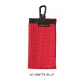 ≪'23年7月新商品！≫ シマノ マイクロファイバー カラビナタオル AC-038W ブラッドレッド