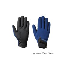 ≪'23年10月新商品！≫ シマノ タイタニューム・アルファ グローブ フルカバー GL-013V ディープブルー Mサイズ [10月発売予定/ご予約受付中]