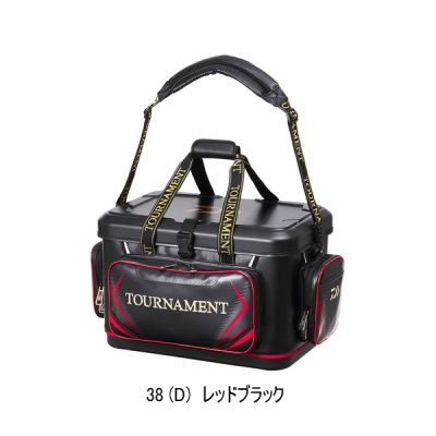 画像1: ≪'23年10月新商品！≫ ダイワ トーナメントクールバッグ 38 (D) レッドブラック