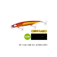 ≪'23年9月新商品！≫ シマノ 熱砂 ヒラメミノーSR 130F フラッシュブースト XF-113U 011 Aアカキングロー 130mm/22g 【4個セット】 【小型商品】