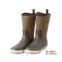 ≪'23年10月新商品！≫ ダイワ タイトフィット フィッシングロングブーツ FB-3350-T ダークブラウン Sサイズ