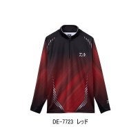 ≪'23年10月新商品！≫ ダイワ エキスパートライトジップシャツ DE-7723 レッド Lサイズ