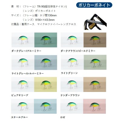 画像3: ××2024/08今季生産終了 がまかつ ラグゼ サングラス スペッキーズ LE-3001-1 #10 ピュアオリーブ