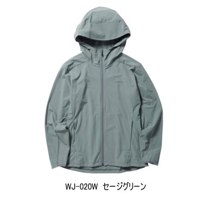 画像1: ≪'24年3月新商品！≫ シマノ テックフーディー WJ-020W セージグリーン Lサイズ [3月発売予定/ご予約受付中]