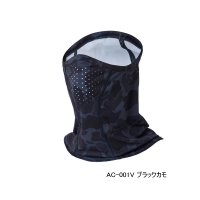 ≪'24年3月新商品！≫ シマノ フェイスマスク AC-001V ブラックカモ フリーサイズ [3月発売予定/ご予約受付中]