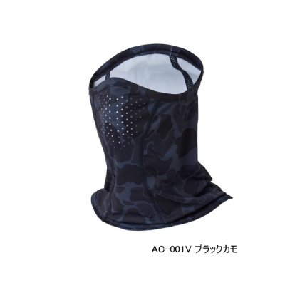 画像1: ≪'24年3月新商品！≫ シマノ フェイスマスク AC-001V ブラックカモ フリーサイズ [3月発売予定/ご予約受付中]