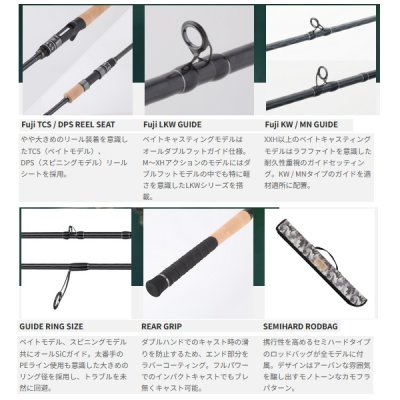 画像2: ≪'24年4月新商品！≫ テイルウォーク（tail walk） ナマゾン モバイリー S824XH 〔仕舞寸法 67cm〕 【保証書付き】 [4月発売予定/ご予約受付中]