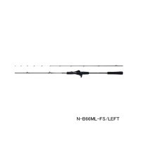 ≪'24年2月新商品！≫ シマノ '24 炎月 エクスチューン N-B66ML-FS/左 〔仕舞寸法 151.9cm〕 【保証書付き】 [2月発売予定/ご予約受付中] 【大型商品1/代引不可】