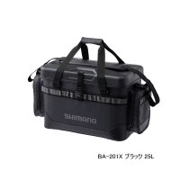 ≪'24年3月新商品！≫ シマノ ロックショア タフタックルバッグ BA-201X ブラック 25L [3月発売予定/ご予約受付中]