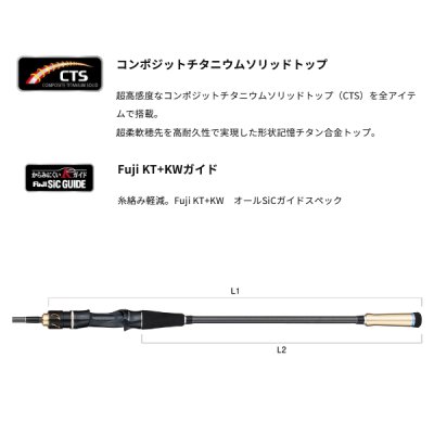 画像2: ≪'24年4月新商品！≫ アルファタックル（alpha tackle） アルファソニック タチウオテンヤ GZ 160MH 〔仕舞寸法 113cm〕 [4月発売予定/ご予約受付中]