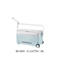 ≪'24年4月新商品！≫ シマノ スペーザ ベイシス キャスター NS-D25Y インショアブルー 25L [4月発売予定/ご予約受付中]