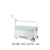 ≪'24年4月新商品！≫ シマノ スペーザ ライト キャスター NS-E25Y Ｗインショアブルー 25L [4月発売予定/ご予約受付中]