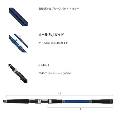 画像2: ≪'24年2月新商品！≫ アルファタックル（alpha tackle） ミッドアーム 73-270MH 〔仕舞寸法 139cm〕 [2月発売予定/ご予約受付中]