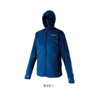 ≪'24年4月新商品！≫ がまかつ ノーフライゾーン(R) サマーライトジップフーディ GM-3729 ネイビー 3Lサイズ [4月発売予定/ご予約受付中]