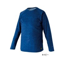 ≪'24年4月新商品！≫ がまかつ ノーフライゾーン(R) ラグランスリーブTシャツ GM-3730 ネイビー Sサイズ [4月発売予定/ご予約受付中]