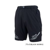 ≪'24年4月新商品！≫ がまかつ ストレッチフィッシングショートパンツ GM-3741 ブラック(ブラックワークス) Mサイズ [4月発売予定/ご予約受付中]