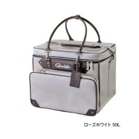 ≪'24年2月新商品！≫ がまかつ へらバッグ5 GB-390 ローズホワイト 50L