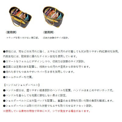 画像3: ≪'24年2月新商品！≫ がまかつ ユーティリティバッグ5 GB-391 ブラック