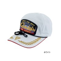 ××2024/05今季生産終了 ≪'24年9月新商品！≫ がまかつ アルテマシールドキャップ(ワッペン) GM-9110 ホワイト Lサイズ [9月発売予定/ご予約受付中]