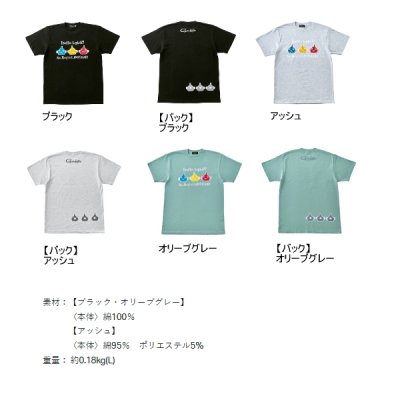 画像2: ≪'24年2月新商品！≫ がまかつ Tシャツ(ダンゴウオ) GM-3743 ブラック Lサイズ