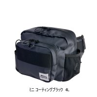 ≪'24年2月新商品！≫ アブガルシア アングラーヒップバッグ ミニ コーティングブラック 4L 【返品不可】