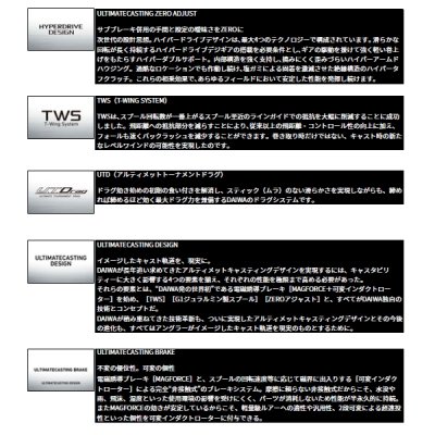 画像2: ≪'24年3月新商品！≫ ダイワ スティーズ SV TW 100(右) 【小型商品】