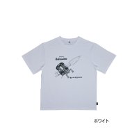 ≪'24年3月新商品！≫ アブガルシア バグオフ AMB1954 Ad グラフィックTシャツ ホワイト XLサイズ 【返品不可】