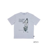 ≪'24年3月新商品！≫ アブガルシア バグオフ アングラー グラフィックTシャツ ホワイト XLサイズ 【返品不可】