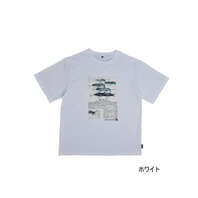 画像1: ≪'24年3月新商品！≫ アブガルシア バグオフ Hi-Lo(ハイロー) グラフィックTシャツ ホワイト Mサイズ 【返品不可】